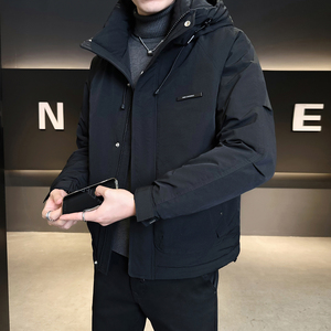 标50绒 连帽羽绒服男士2025新款外套男装B320-6605-P225328图片
