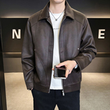 2026春季男士外套翻领麂皮绒潮牌时尚休闲夹克B320-JK8088-P140，男装夹克，电商B320
