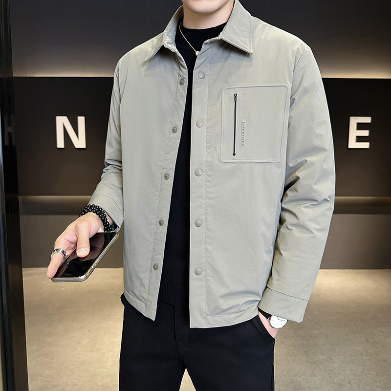 新标90绒冬季轻薄羽绒服男士时尚保暖外套男装B320-5509-P195,男装羽绒服,电商B320