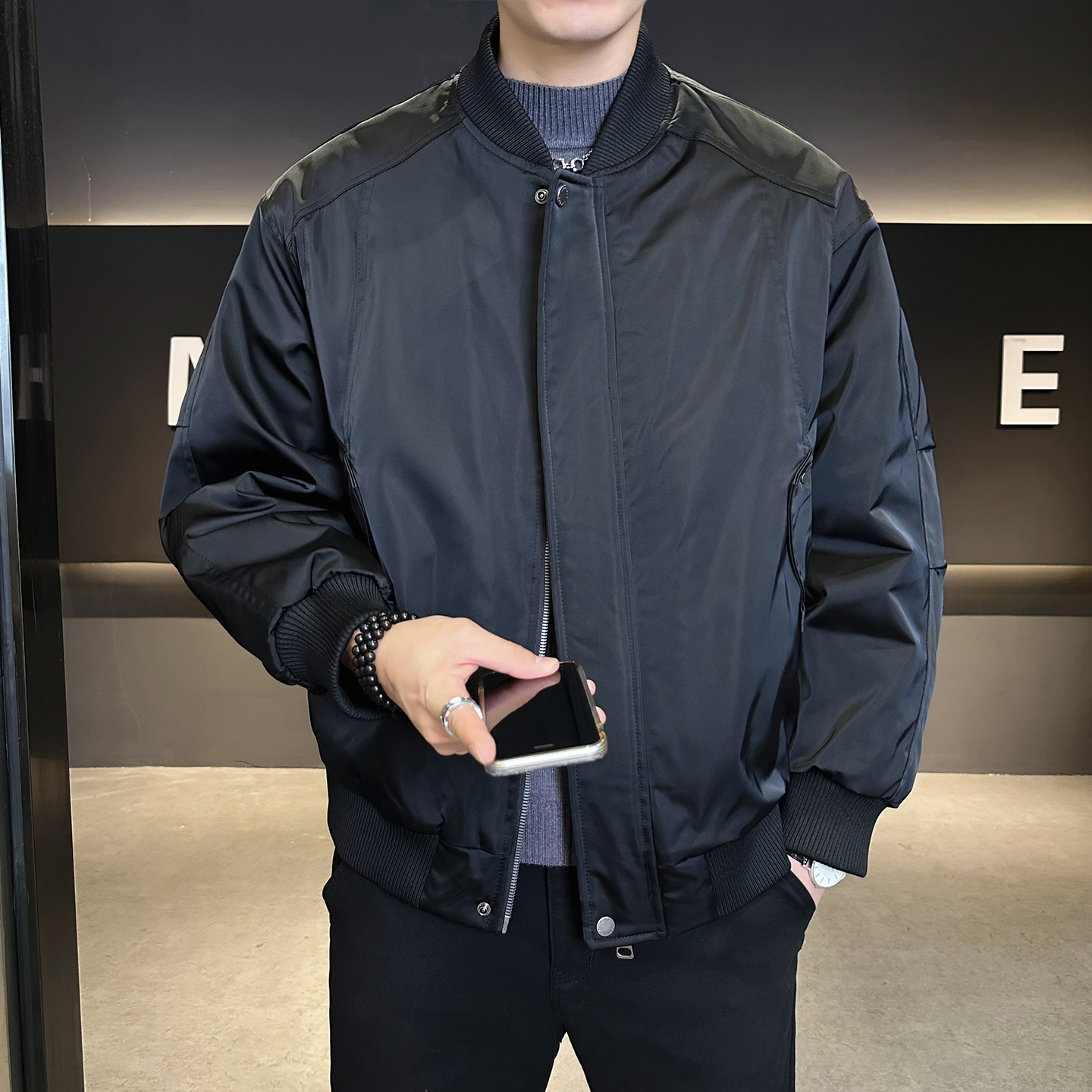 店主风冬季棉衣男士2025新款棉服男装外套B320-3312-P130,男装棉衣,电商B320