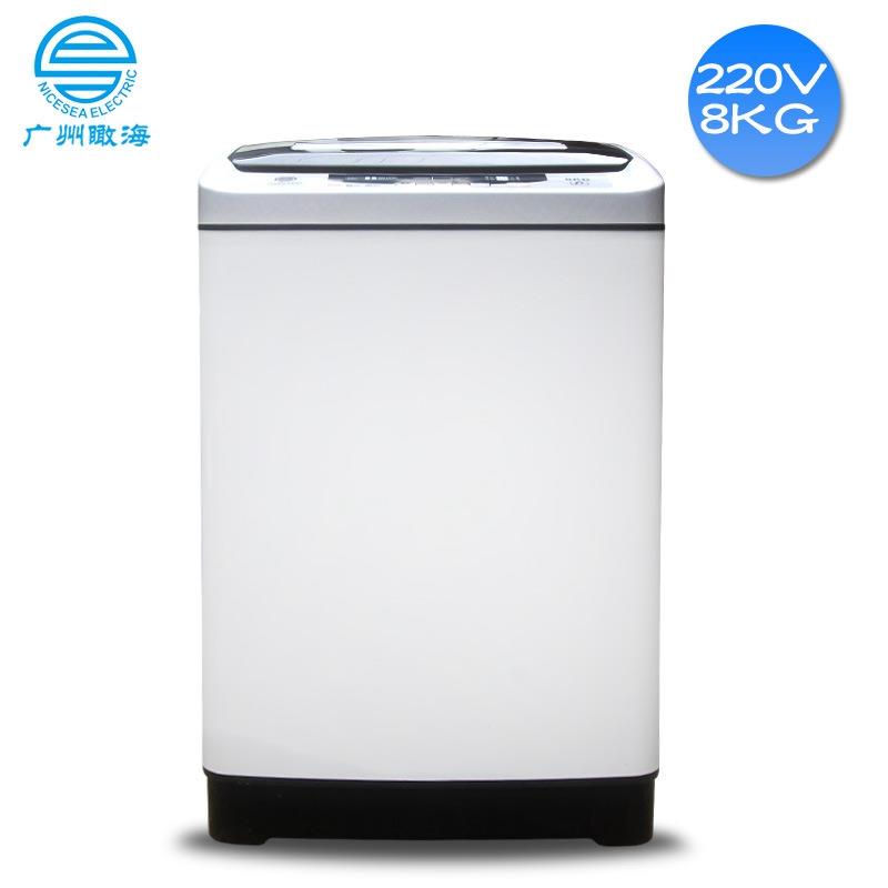 110V-220V出口船用洗衣机不锈钢内胆船舶智能全自动8KG波轮洗衣机