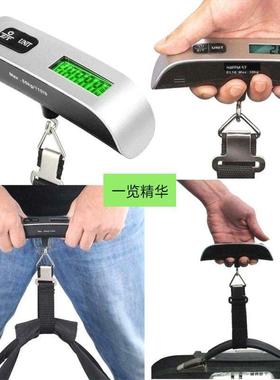 Electronic Digital luggage Weighing Scale Portable Hanging橙