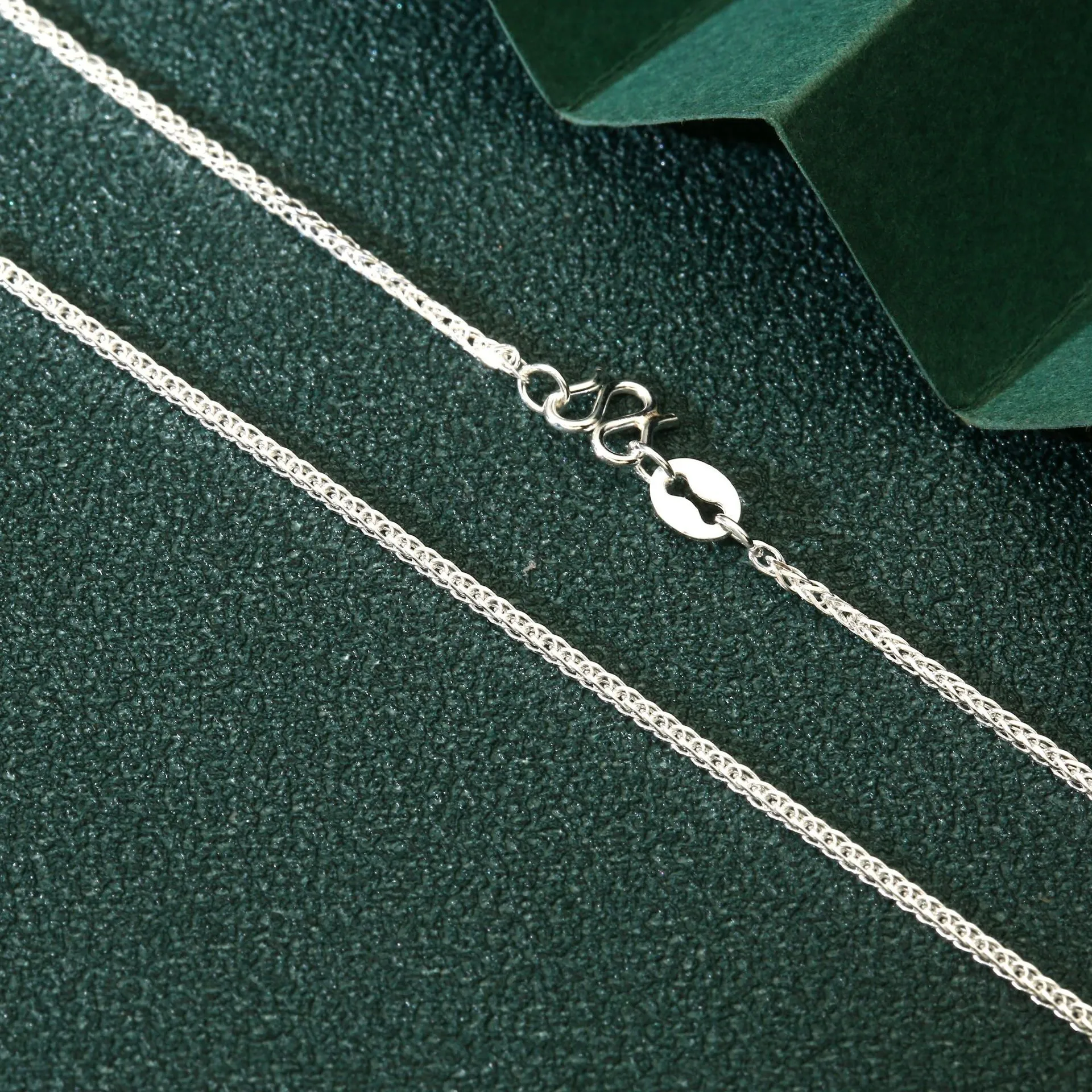 8087号足银999.9肖邦链车花项链锁骨链项链直直播引流爆款