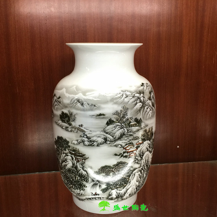 景德镇传统仿古粉彩国画陶瓷器