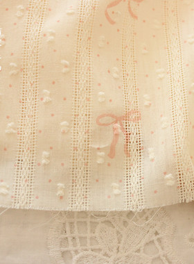 纯棉剪花衣服手工布料