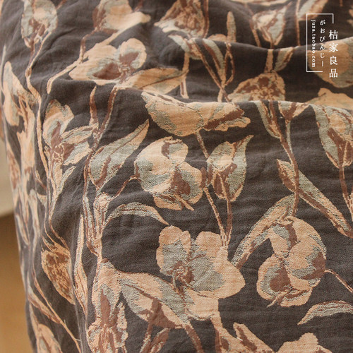 高档色织水洗布料纯棉布料被套床单枕套手工衣服diy全棉面料