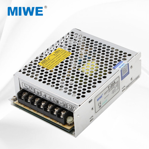 MIWE/麦纬开关电源5v12v24v组合T-30明纬小型三路交流转直流电源
