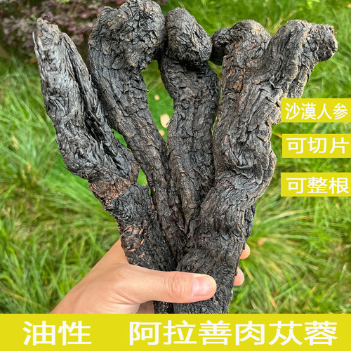 肉苁蓉九蒸九晒可泡酒泡水炖汤