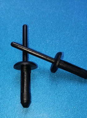 环保尼龙黑色盲孔安装型拉铆钉GA-C4820-01卡孔5板厚3~7,灯笼铆钉