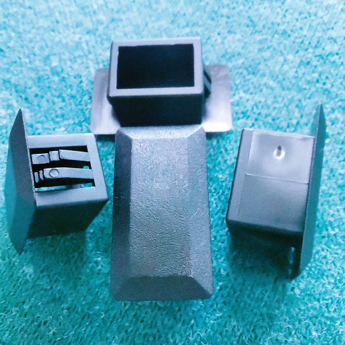 尼龙黑色 防尘盖,方形BPE-SC/圆形ST塞头,光纤适配器耦合器线孔盖