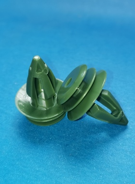 环保POM绿色/蓝色汽车卡扣GA-C1647-01面板紧固,内衬格栅尾板锁板