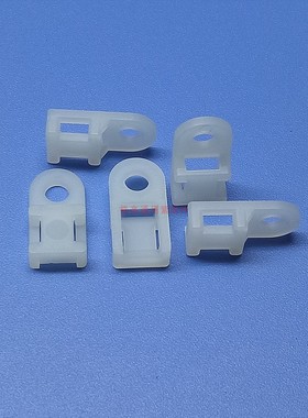 环保尼龙本色锁螺丝式扎带固定座,固定线夹GTH-4,配合束线带使用