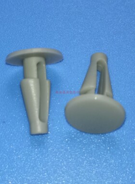 环保尼龙灰色面板卡扣GA-C589-01,塑料扣钉,装饰扣卡5MM孔4.8板厚
