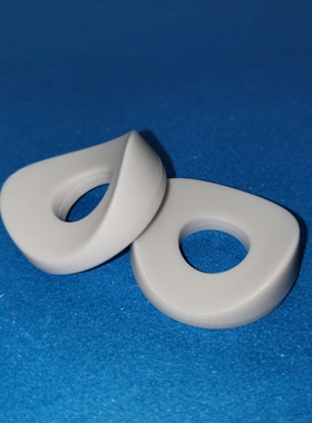 浅灰色尼龙垫圈GBED05/287马鞍形绝缘护线管垫,支物弧形垫M10内孔