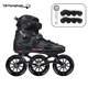 成人旱冰鞋 飞鹰轮滑鞋 F125大三轮速桩速滑训练休闲刷街溜冰鞋 男女