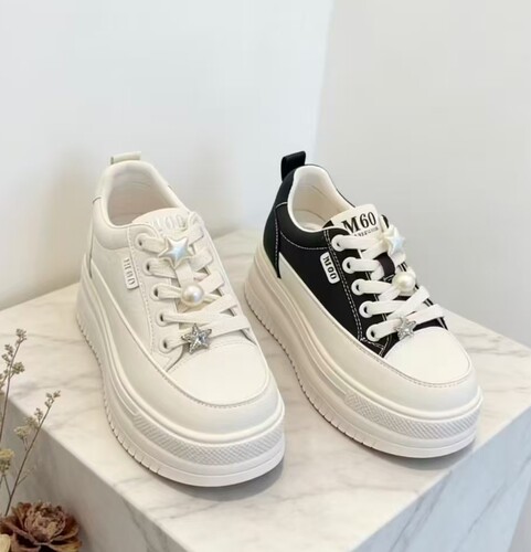 M60 女鞋专柜正品2026春时尚休闲鞋女厚底增高女单鞋WX38661003