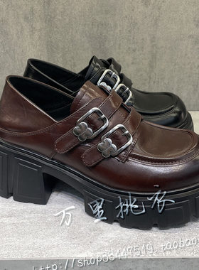 M60 专柜正品2025春款女士时尚皮鞋单鞋女鞋WX12451010