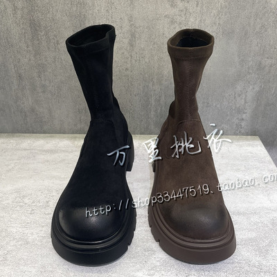 M60 专柜正品2024秋款女靴时尚靴子女鞋WX00843201