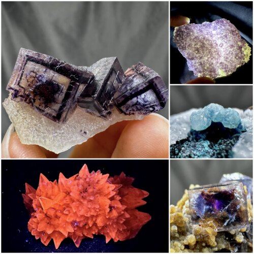 特价清仓处理水晶萤石方解石菱铁矿氟铝石膏石榴石朱砂硅孔雀石
