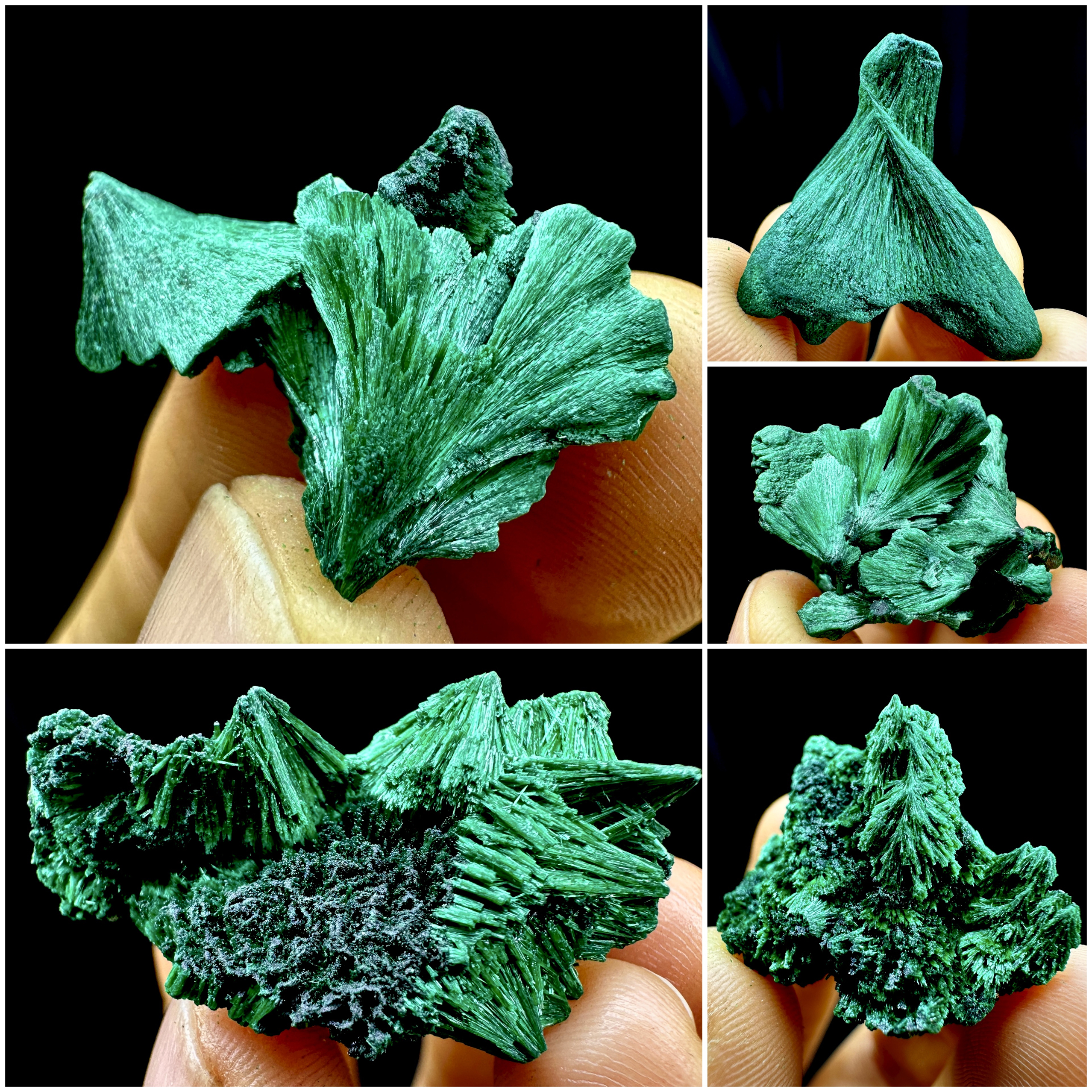 精选刚果发丝孔雀石天然矿物晶体矿石标本摆件教学观赏收藏奇石