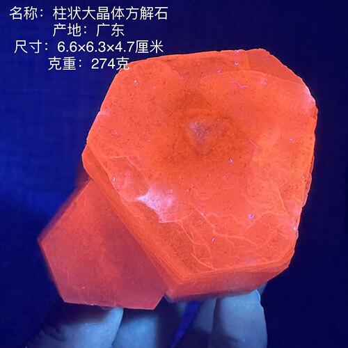 福建大晶体柱状方解石天然矿物晶体矿石标本原石宝石奇石摆件教学