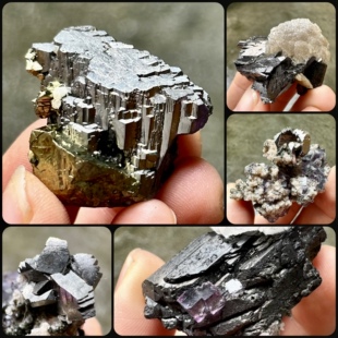 瑶岗仙 金属矿 毒砂黑钨矿黄铁矿菱铁矿水晶萤石白钨矿天然原矿石