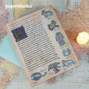 paperblanks正品笔记本软皮书学生手账本高档大本日记本子道拉图