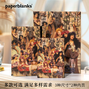 paperblanks佩兰克笔记本本子记事本复古劳伦斯阿尔玛塔德玛春天