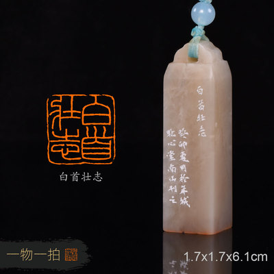 白首壮志 南山 手工篆刻成品章写意书法书画印章收藏闲章赠送礼盒