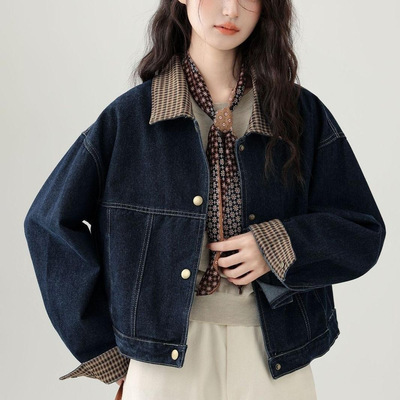 2025春秋季新款港风翻领