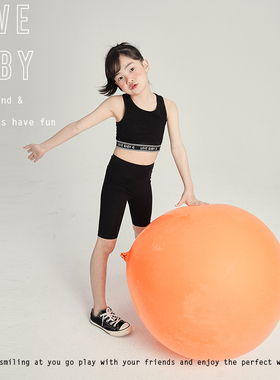 1111大促Love Baby Q 原创童装  背心骑行短裤瑜伽背心短裤组合