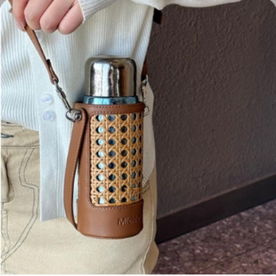 米小西纯钛保温杯磁吸盖杯套内盖外盖配件儿童指纹保温杯保温壶