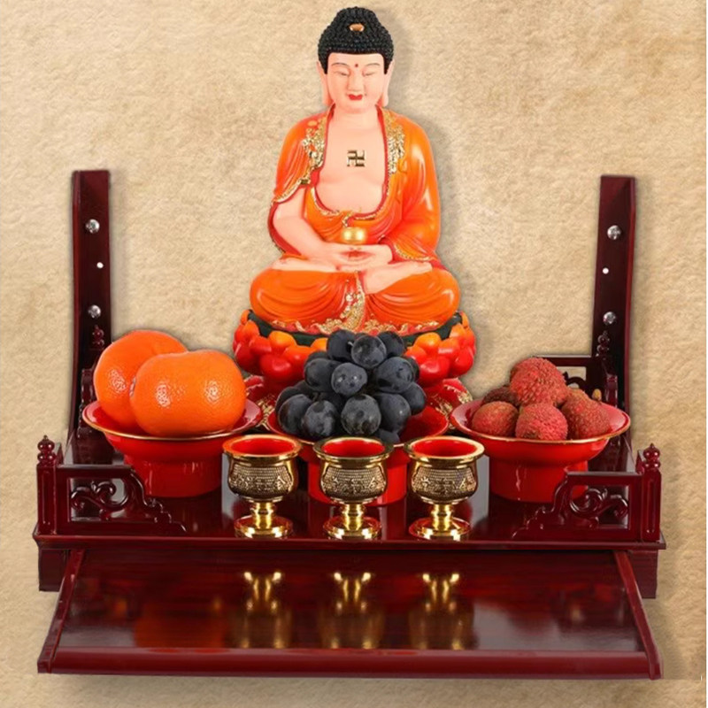 中式供奉家用挂壁新神台
