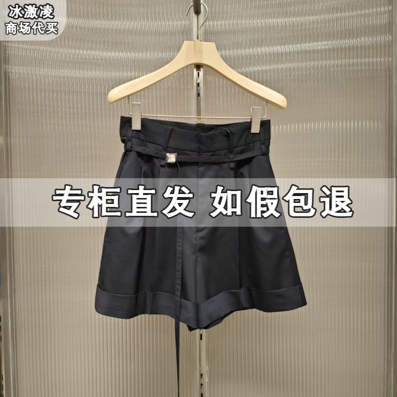 JNBY江南布衣国内专柜正品代购2025夏季翻边短裤5P5E12310-1195