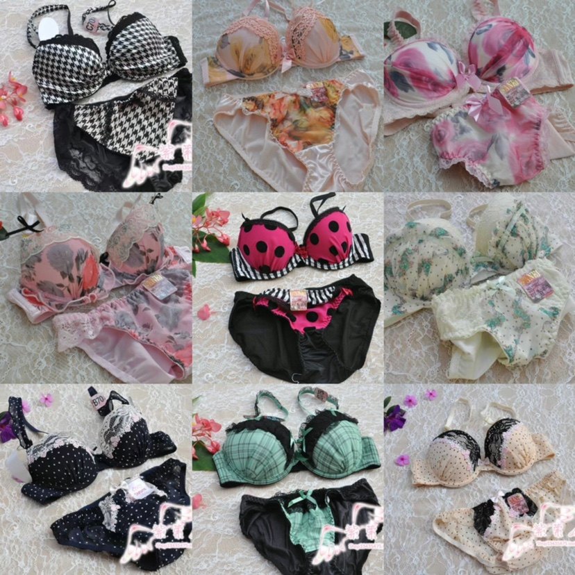 日单唯美文胸套装汇总1 65B 70ABC，75C