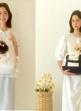 现货/燕子萌宠屋韩国代购seoru宠物猫狗韩系ins风宠物外出斜挎包