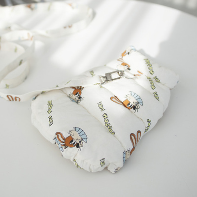 燕子萌宠屋韩国代购cocochien宠物猫狗可牵引印花棉衣保暖外套