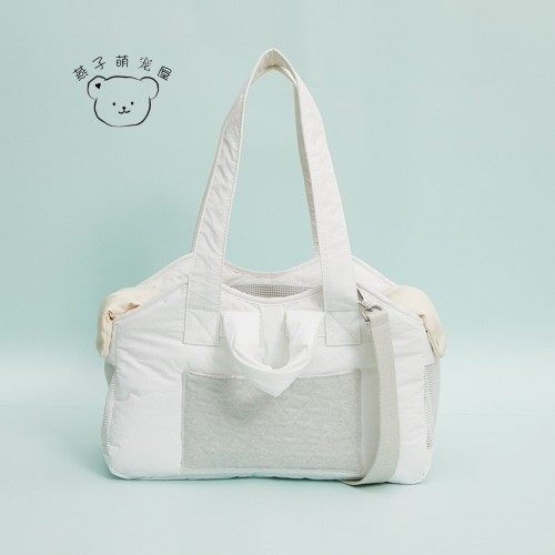 燕子萌宠屋韩国代购louisdog宠物猫狗网面透气宽肩带可斜挎外出包