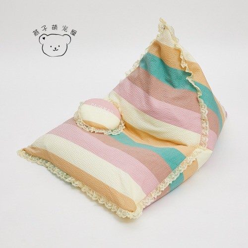 燕子萌宠屋韩国代购louisdog宠物猫狗彩虹有机可拆洗枕头沙发坐垫