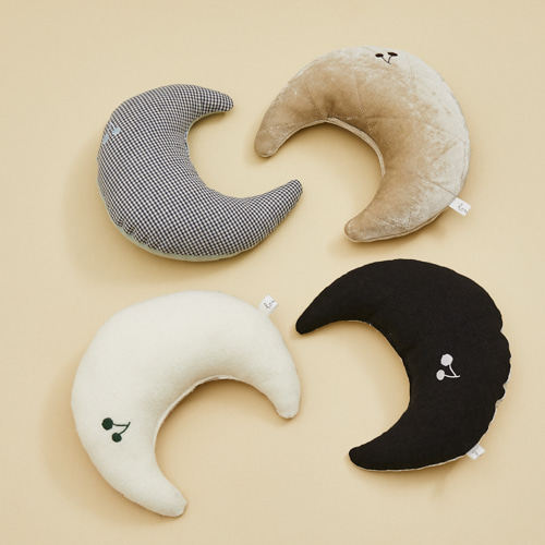 燕子萌宠屋韩国代购 louisdog宠物猫狗时尚双面月亮樱桃刺绣枕头