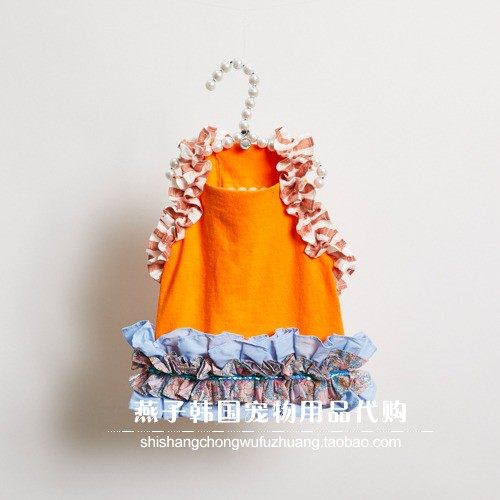 燕子韩国宠物衣服代购 louisdog猫狗背心吊带上衣 XS~XL