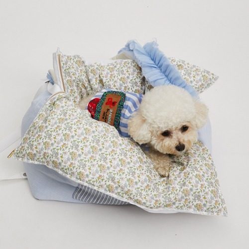 燕子萌宠屋韩国代购louisdog猫狗鹅绒被子可爱毛毯坐垫子可拆洗