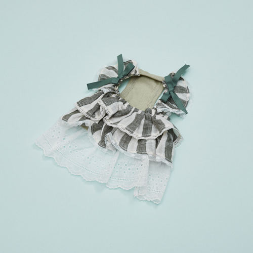 现货/燕子萌宠屋韩国代购Louisdog小型猫狗夏季条纹吊带连衣裙