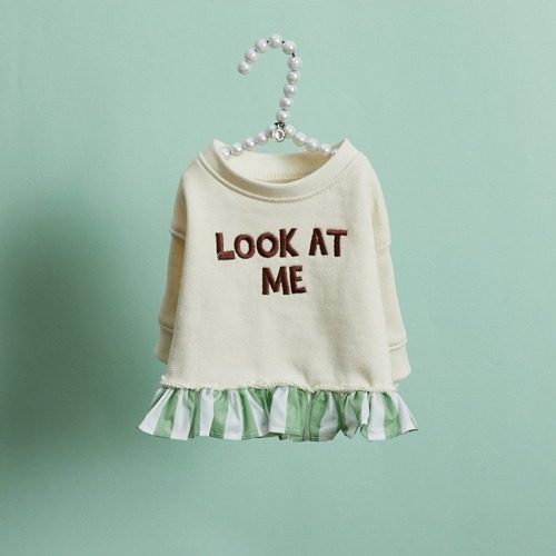 燕子萌宠屋韩国代购 louisdog宠物猫狗时尚卫衣拼接裙上衣