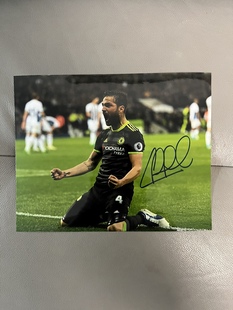 法布雷加斯亲笔签名十寸大照片 切尔西球星