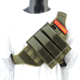 MOLLE斜挎战术胸挂左右肩通用收纳拓展背带多样挂载平台挂板背带