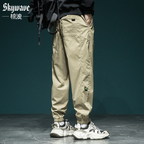 秋季休闲裤潮牌工装裤宽松