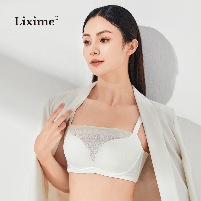 林夕梦梦之魅轻纱聚拢防走光文胸