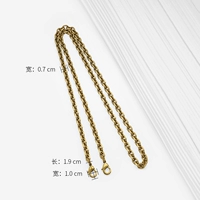 Древняя длина золотистого цвета 60 см