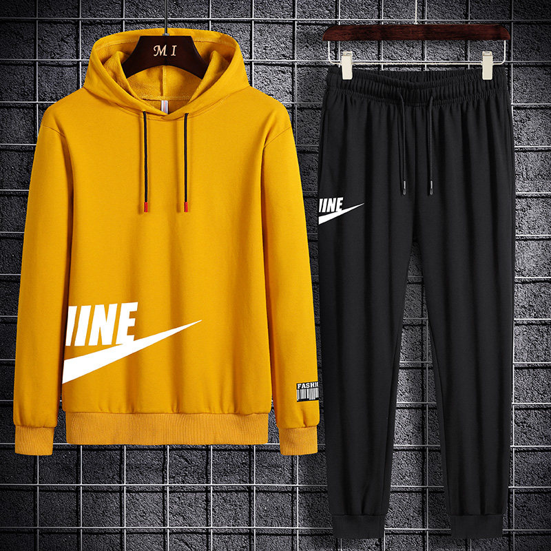 motion suit Spring leisure time 2020 new pattern Trend Sweater Hooded suit Teenagers Schoolboy handsome Winter clothesin the Men's clothing, T-shirt  category - from Buy2taobao.com to provide professional Taobao agent buy service